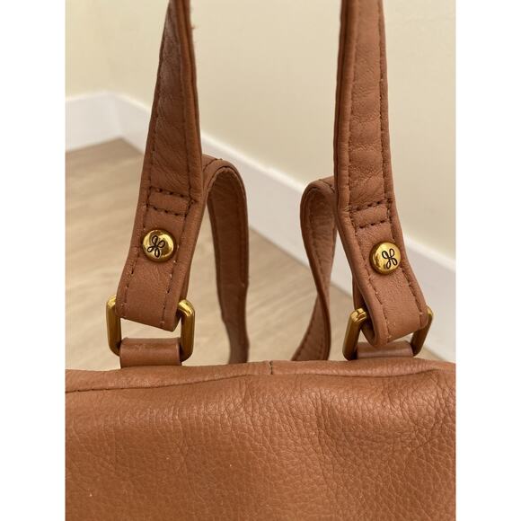 Hobo River Leather Backpack Whiskey Camel Tan Boho Cottagecore Preppy - Picture 11 of 16